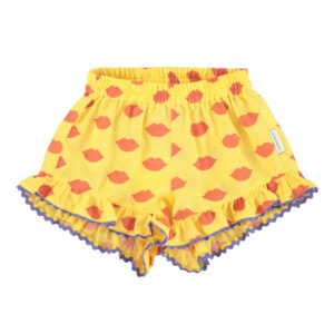 Short Amarillo Labios Rojos Piupiuchick