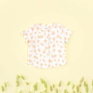 Camisa Niño Gasa Pomelo Mi Canesu