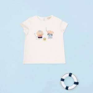 Camiseta Elefantes Pompas Mi Canesu