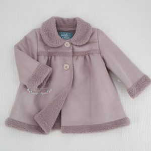 Abrigo Doble Faz Rosa Empolvado Baby Kids