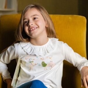 Camiseta Puntilla Hora del Té Mi Canesu