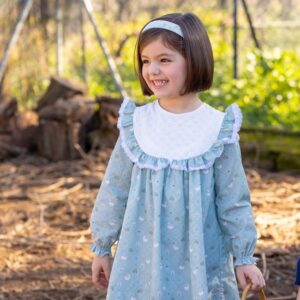 Vestido Brocado Patos Mi Canesu