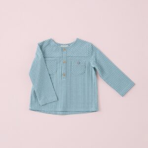 Camisa Niño Bolsillos Minivichy Eucalipto Mi Canesu