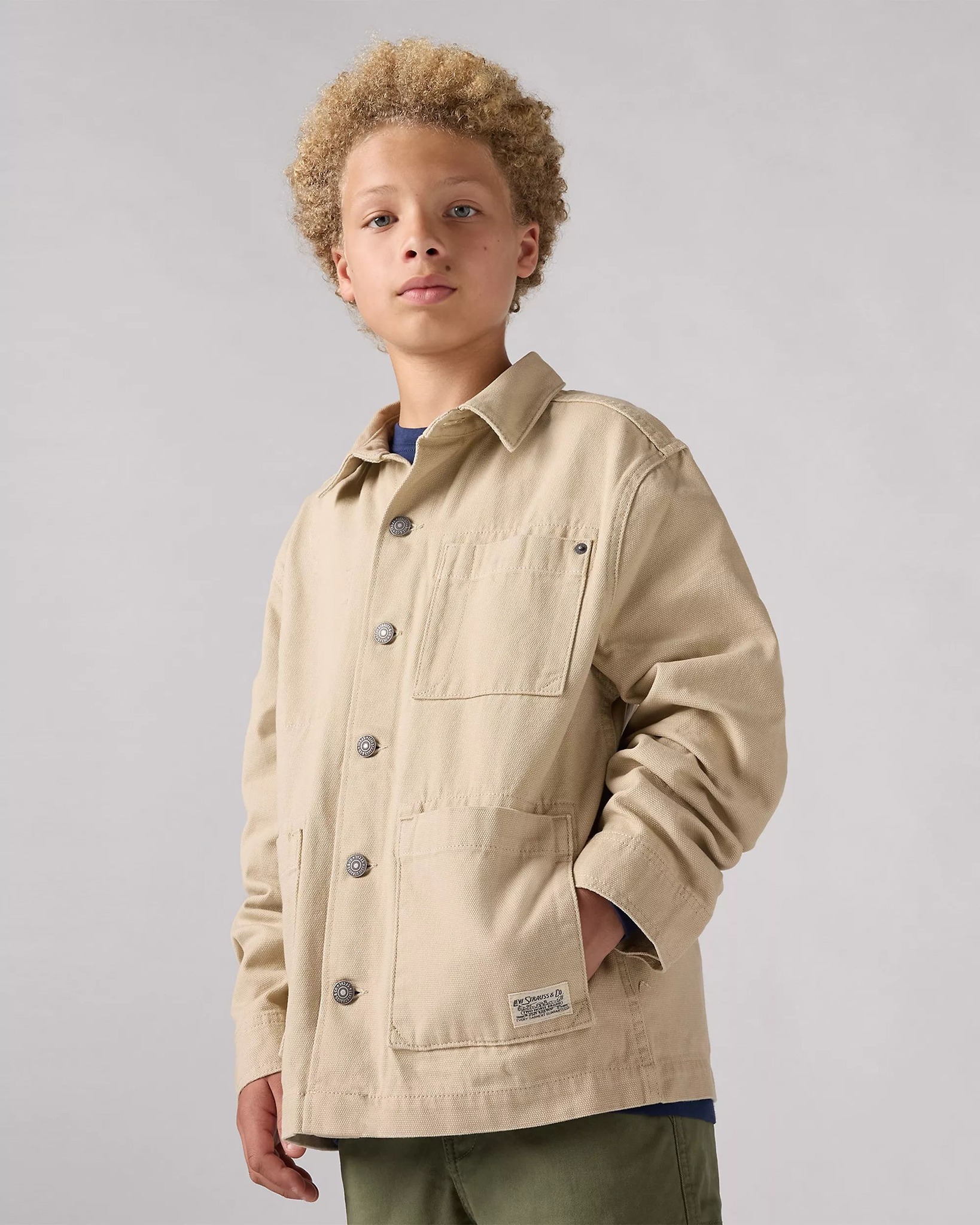 Chaqueta Niño Arena Levis - Imagen 7