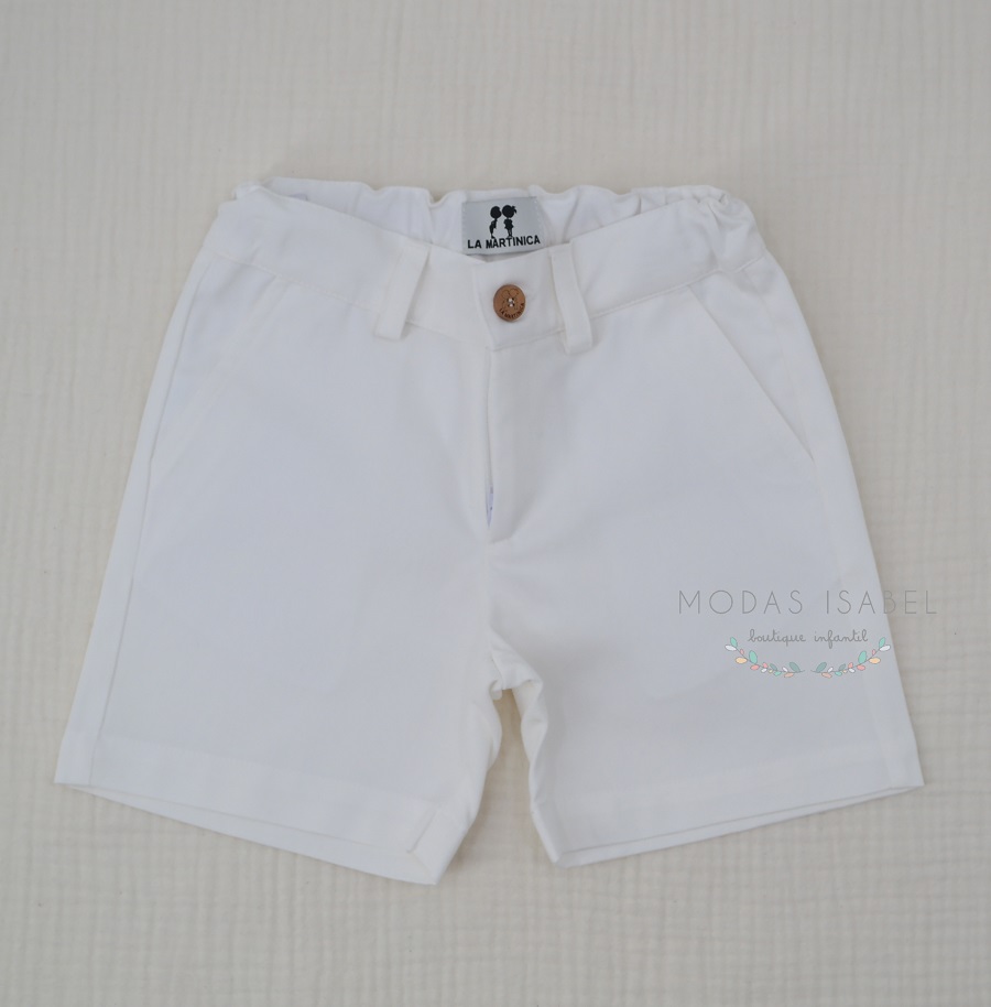 Conjunto Niño Vichy Amarillo La Martinica - Imagen 4