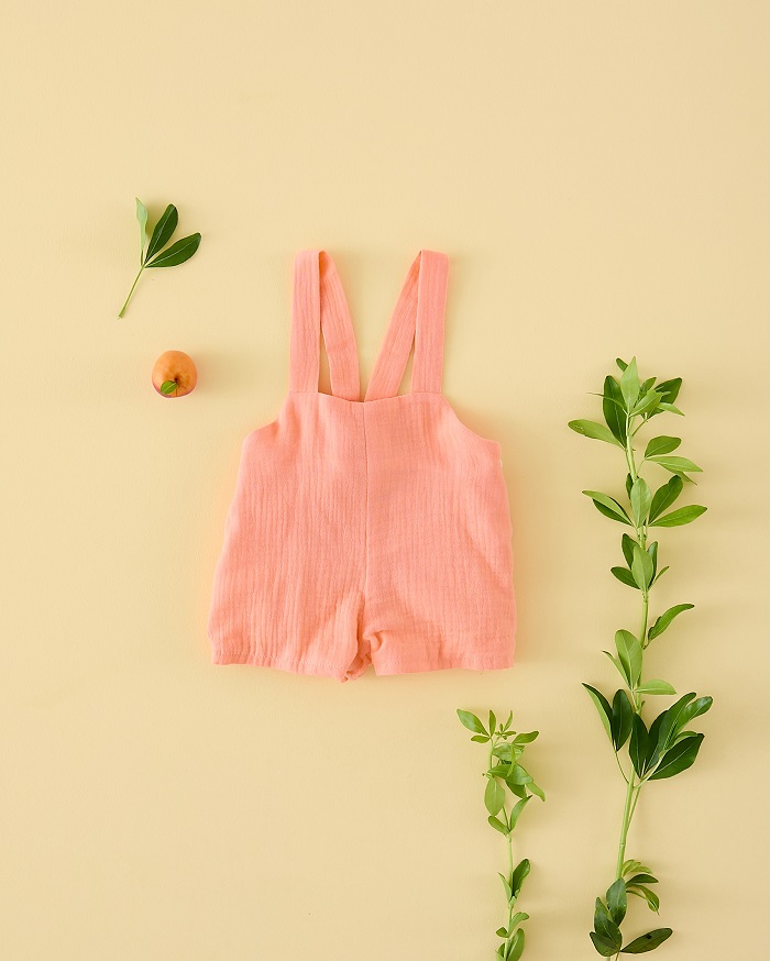 Bermuda Tirantes Gasa Papaya Mi Canesu