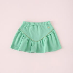 Minifalda Lurex Jogging Verde Mi Canesu