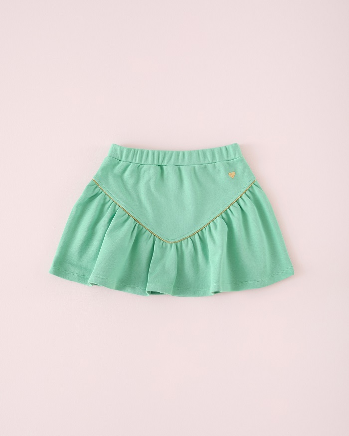 Minifalda Lurex Jogging Verde Mi Canesu