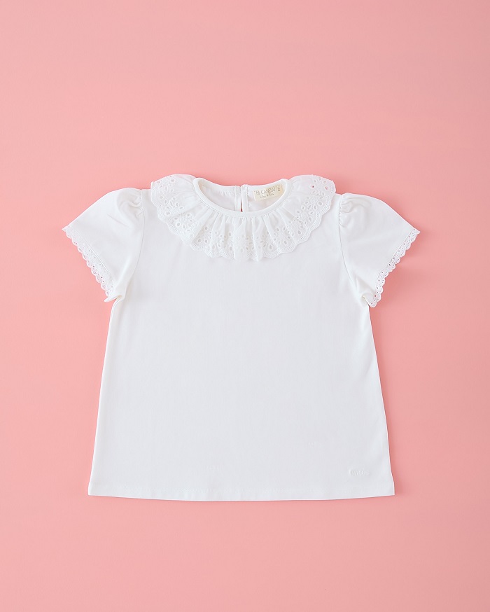 Camiseta Puntilla Niña Mi Canesu