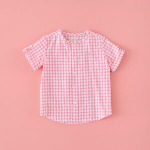 Camisa Niño Vichy Chicle Mi Canesu