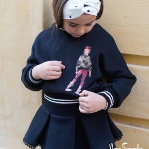 Conjunto Jogging Negro Dalia Noma Fernandez