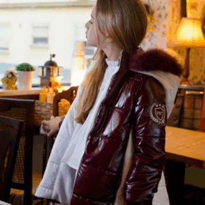 Abrigo Acolchado Burdeos Noma Fernandez