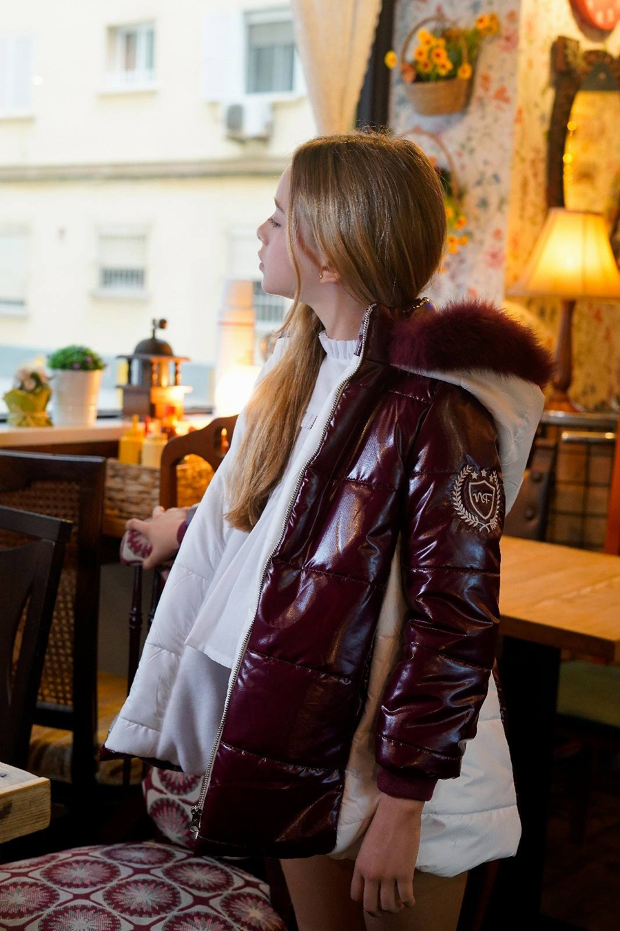 Abrigo Acolchado Burdeos Noma Fernandez