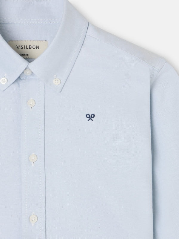 Camisa Niño Oxford Verde Silbon - Imagen 2