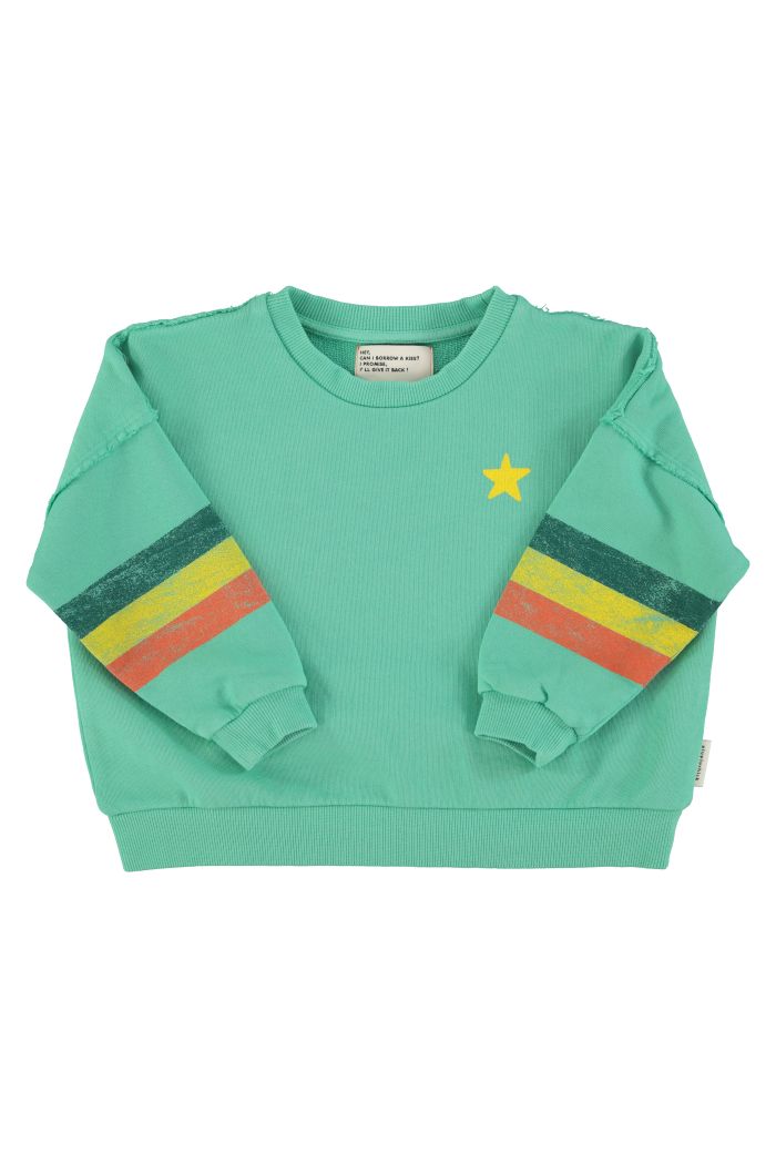 Sudadera Verde Multicolor Piupiuchick