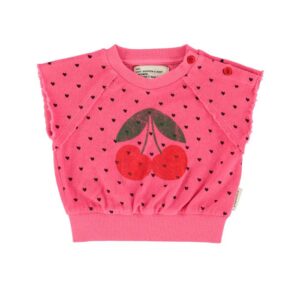 Camiseta Baby Fucsia corazones Piupiuchick