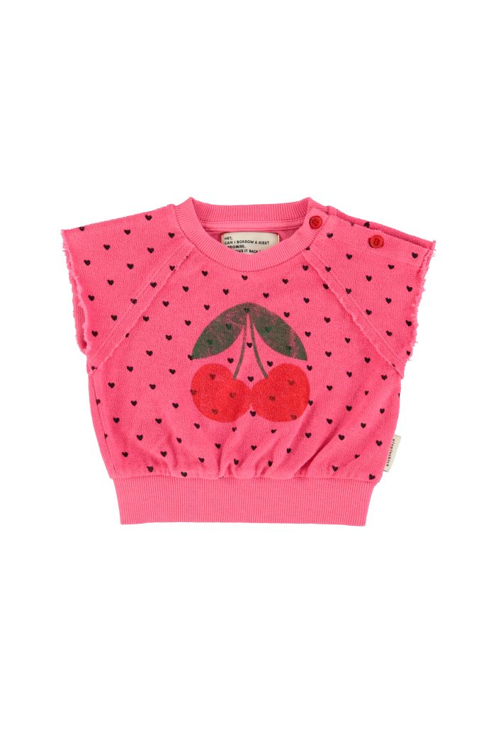 Camiseta Baby Fucsia corazones Piupiuchick