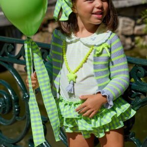 Conjunto Braguita Vichy Fluor Pescardinos La Martinica