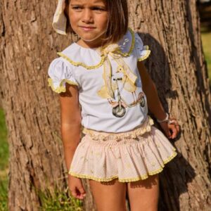 Conjunto Falda Vichy Limones La Martinica