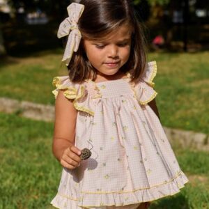 Jesusito con Chaqueta Vichy Limones La Martinica