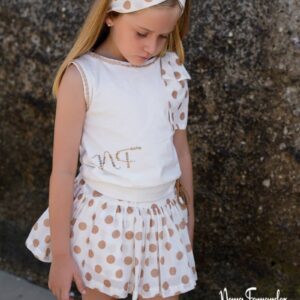 Conjunto Falda Lunares Haya Noma Fernandez