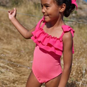 Bañador Niña Fucsia Sun Beach La Martinica