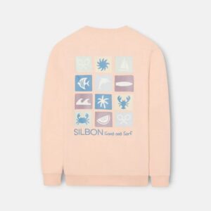 Sudadera Kids Sand And Surf Coral Silbon
