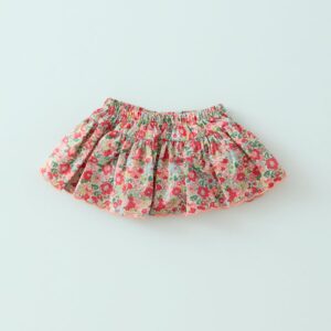 Minifalda Braguita Ondas Liberty Rosso Mi Canesu