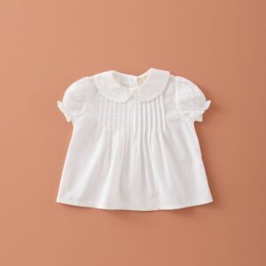 Camisa Jaretas Blanca Cuello Bobo Mi Canesu