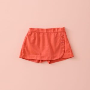 Falda Pantalon Tinte Rojo Fiesta Mi Canesu