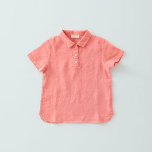 Camisa Lino Manga Corta Sandia Mi Canesu