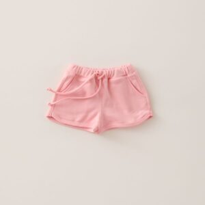 Short Jogging Rosa Hibisco Mi Canesu