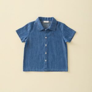Camisa Solapa Denim Mi Canesu