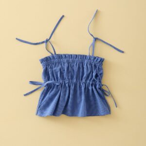 Top Cintas Minivichy Añil Mi Canesu